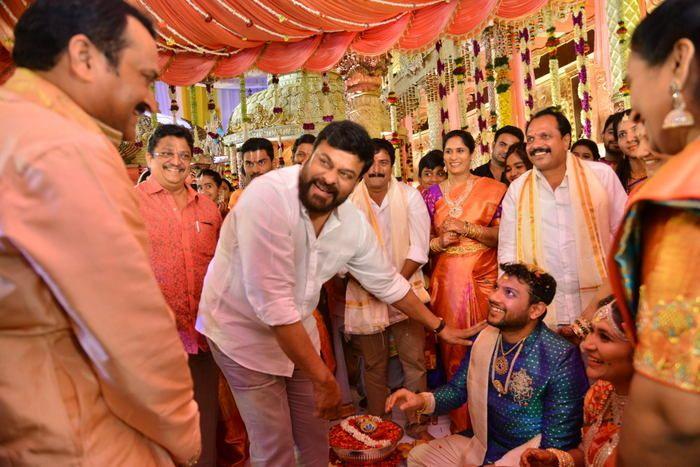 Celebs at Bandla Ganesh's Elder Brother's Daughter's Wedding Photos