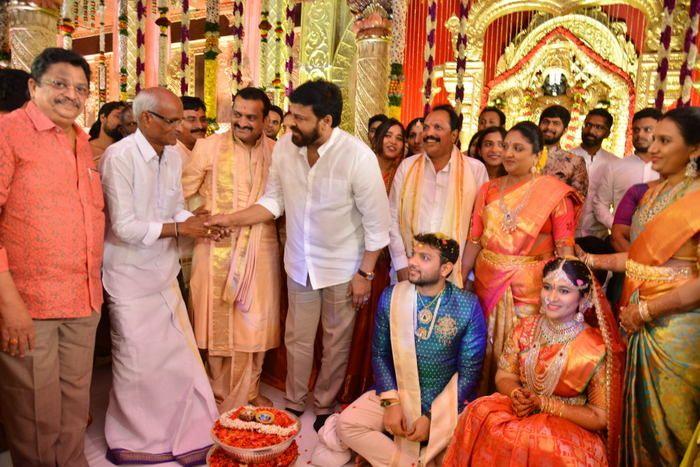 Celebs at Bandla Ganesh's Elder Brother's Daughter's Wedding Photos
