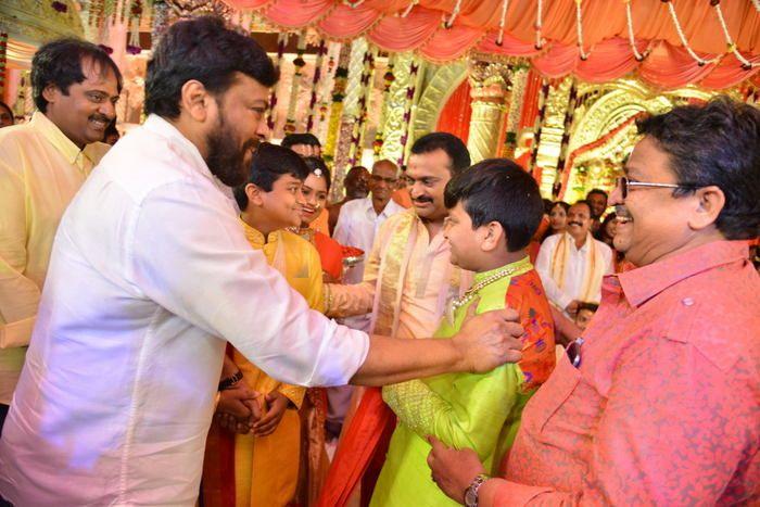 Celebs at Bandla Ganesh's Elder Brother's Daughter's Wedding Photos