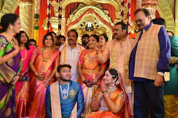 Celebs at Bandla Ganesh's Elder Brother's Daughter's Wedding Photos