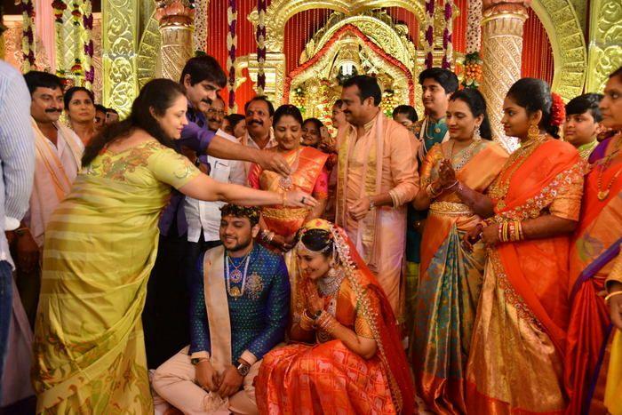 Celebs at Bandla Ganesh's Elder Brother's Daughter's Wedding Photos