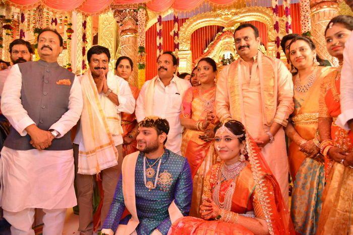 Celebs at Bandla Ganesh's Elder Brother's Daughter's Wedding Photos