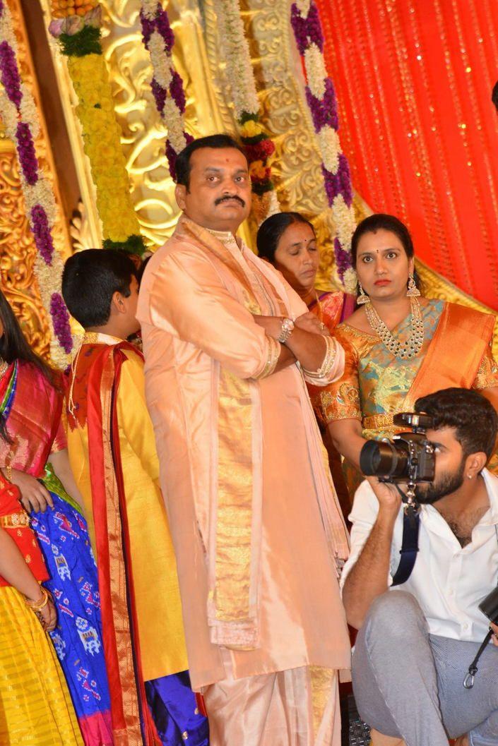 Celebs at Bandla Ganesh's Elder Brother's Daughter's Wedding Photos