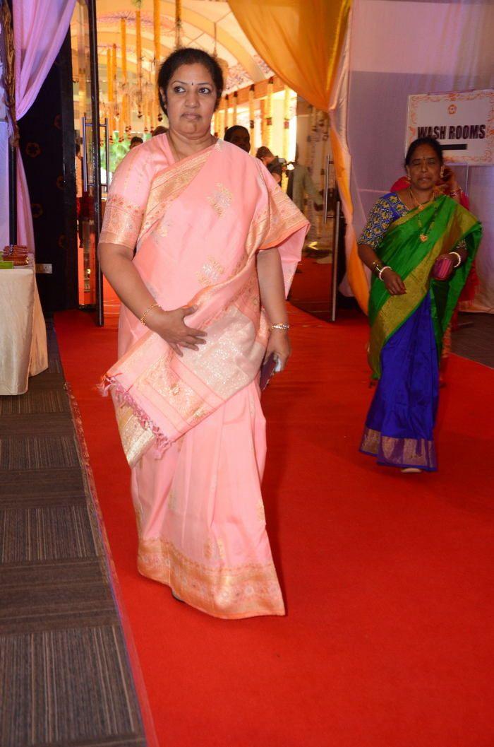 Celebs at Bandla Ganesh's Elder Brother's Daughter's Wedding Photos