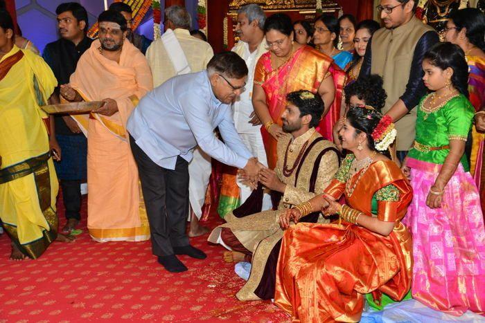 Celebs at Boyapati Sreenu Brother's Daughter Wedding Photos