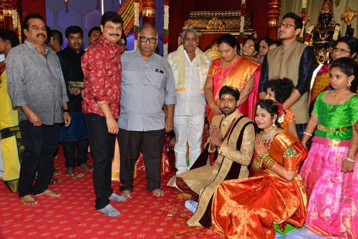 Celebs at Boyapati Sreenu Brother's Daughter Wedding Photos