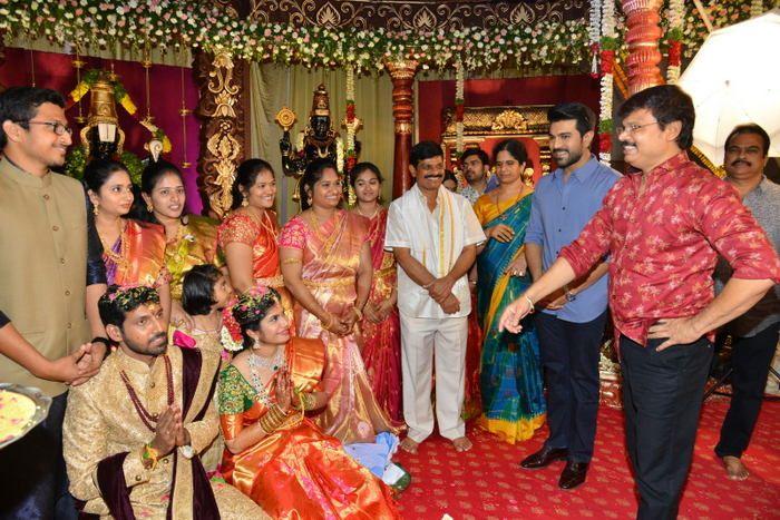 Celebs at Boyapati Sreenu Brother's Daughter Wedding Photos