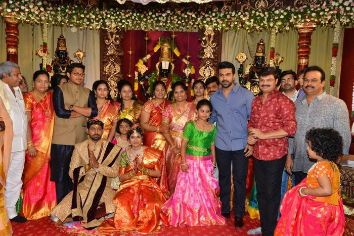 Celebs at Boyapati Sreenu Brother's Daughter Wedding Photos