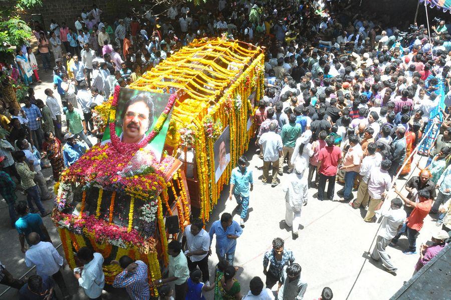 Celebs at Dasari Narayana Rao Final Journey Photos