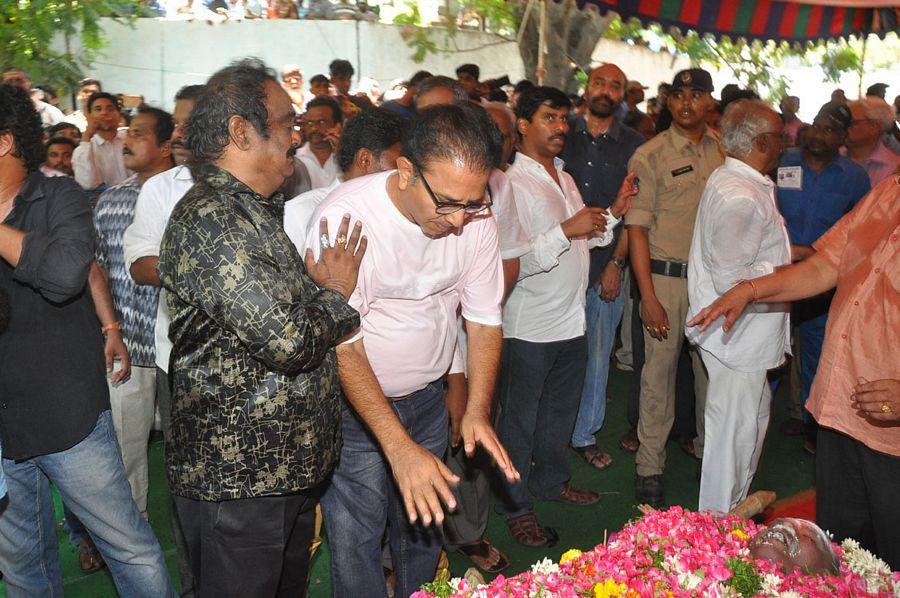 Celebs at Dasari Narayana Rao Final Journey Photos