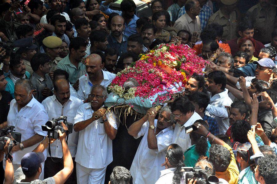 Celebs at Dasari Narayana Rao Final Journey Photos