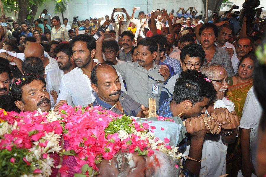 Celebs at Dasari Narayana Rao Final Journey Photos