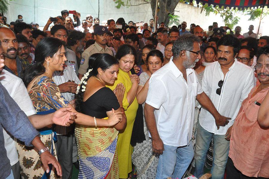 Celebs at Dasari Narayana Rao Final Journey Photos