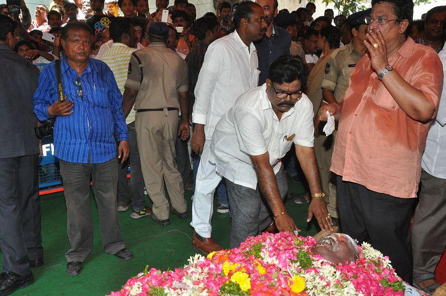 Celebs at Dasari Narayana Rao Final Journey Photos