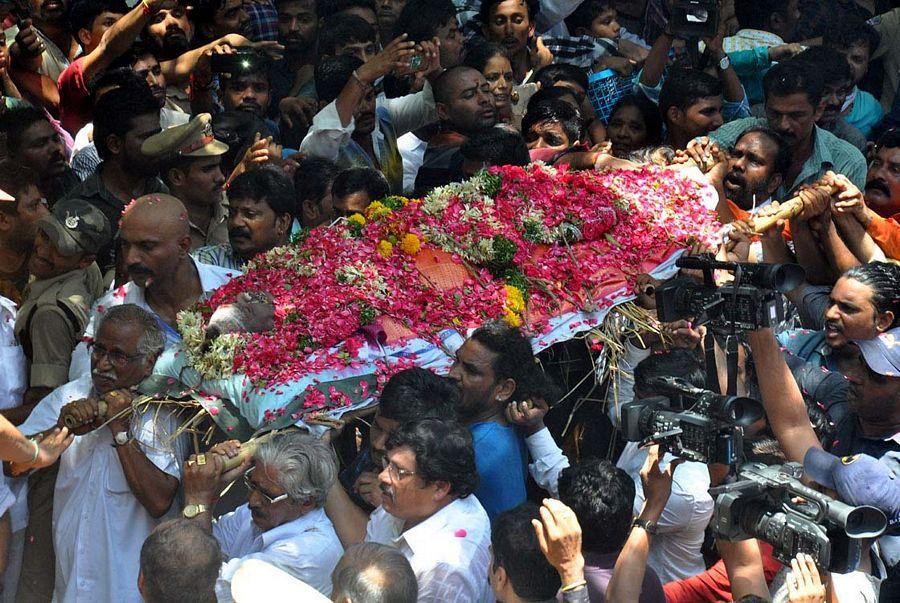 Celebs at Dasari Narayana Rao Final Journey Photos