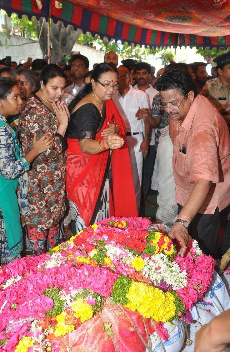 Celebs at Dasari Narayana Rao Final Journey Photos