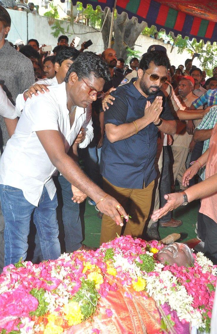 Celebs at Dasari Narayana Rao Final Journey Photos