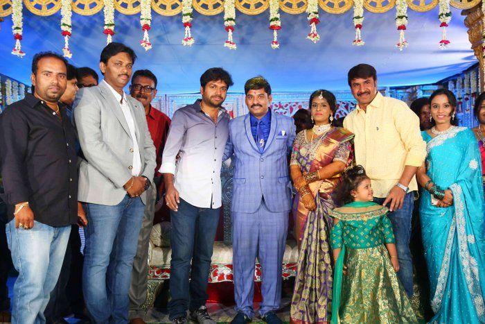 Celebs at Director Chinni Krishna Wedding Reception Photos