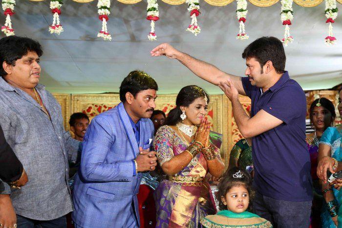 Celebs at Director Chinni Krishna Wedding Reception Photos