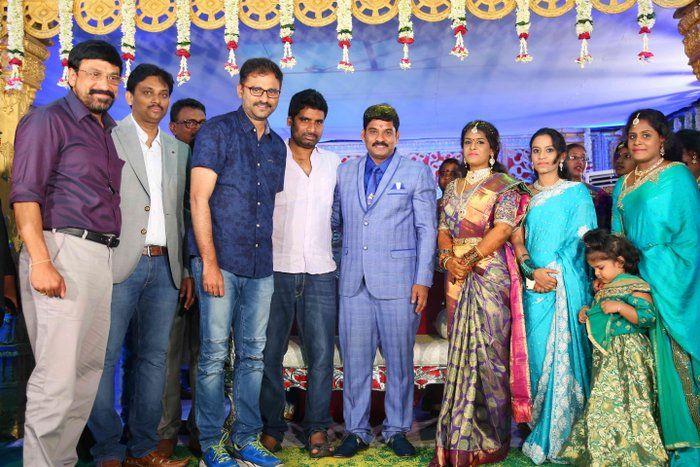 Celebs at Director Chinni Krishna Wedding Reception Photos