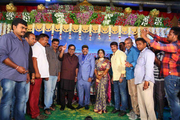 Celebs at Director Chinni Krishna Wedding Reception Photos