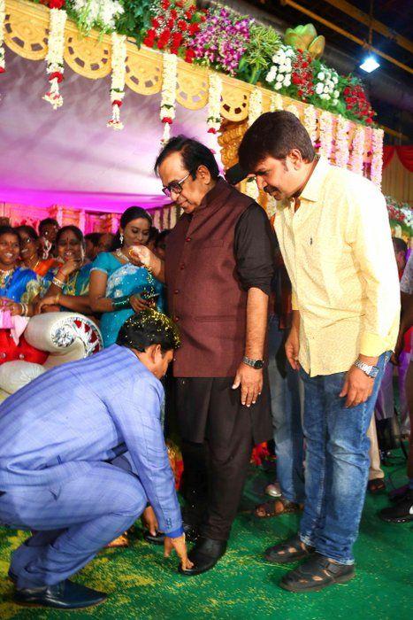 Celebs at Director Chinni Krishna Wedding Reception Photos