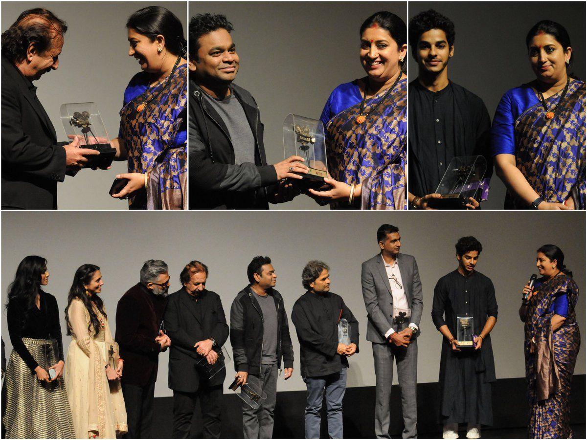 Celebs at IFFI opening ceremony 2017 Photos