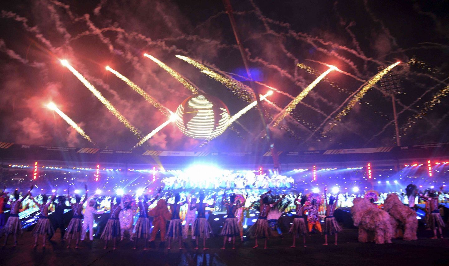 Celebs at Men Hockey World Cup in Odisha Photos