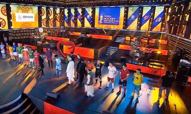 Celebs at Men Hockey World Cup in Odisha Photos