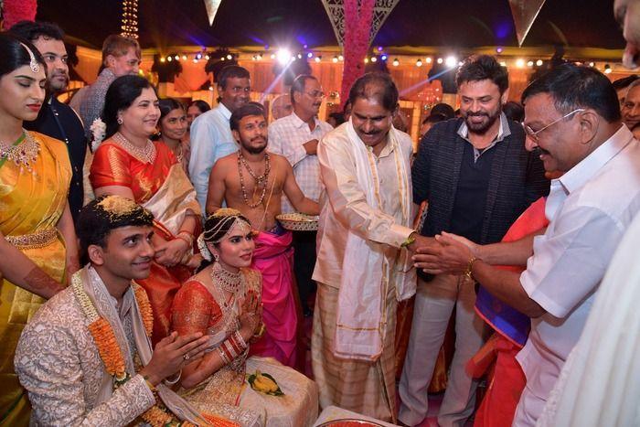 Celebs at Ntv Chowdary Daughter Wedding Photos