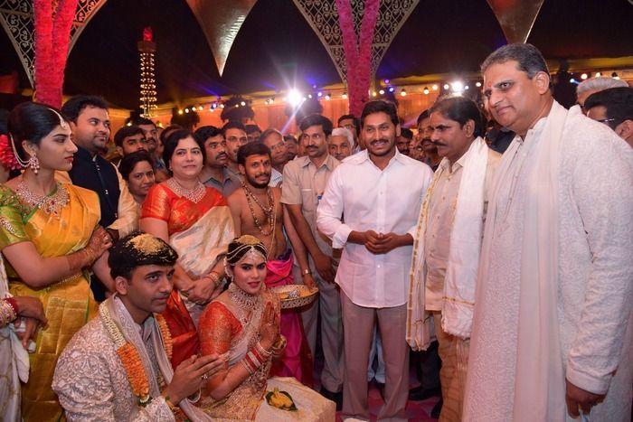 Celebs at Ntv Chowdary Daughter Wedding Photos