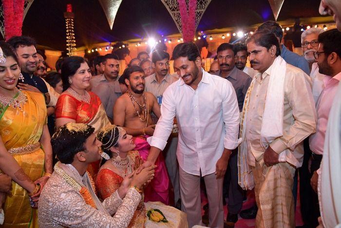 Celebs at Ntv Chowdary Daughter Wedding Photos