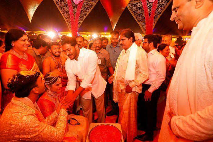 Celebs at Ntv Chowdary Daughter Wedding Photos