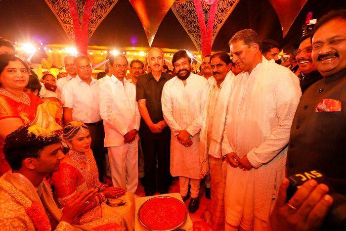 Celebs at Ntv Chowdary Daughter Wedding Photos