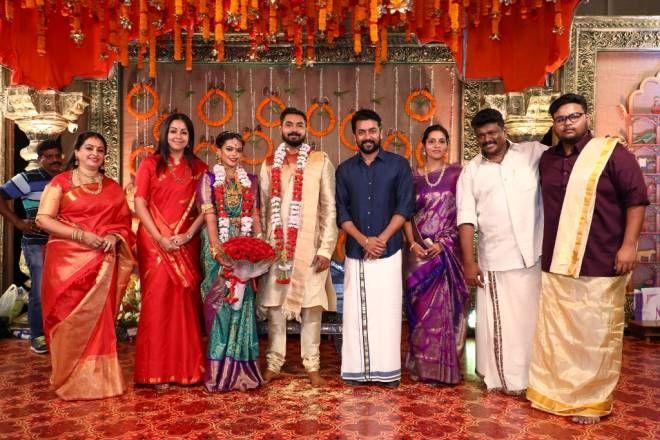 Celebs at Parthiban's daughter Keerthana wedding Photos