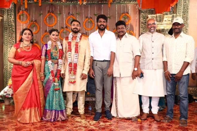 Celebs at Parthiban's daughter Keerthana wedding Photos