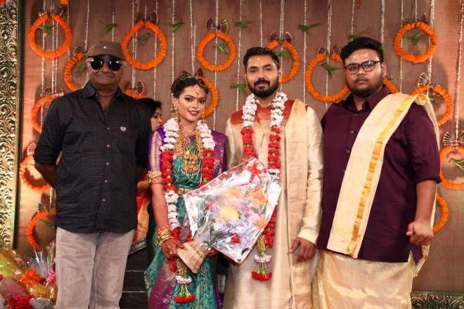 Celebs at Parthiban's daughter Keerthana wedding Photos