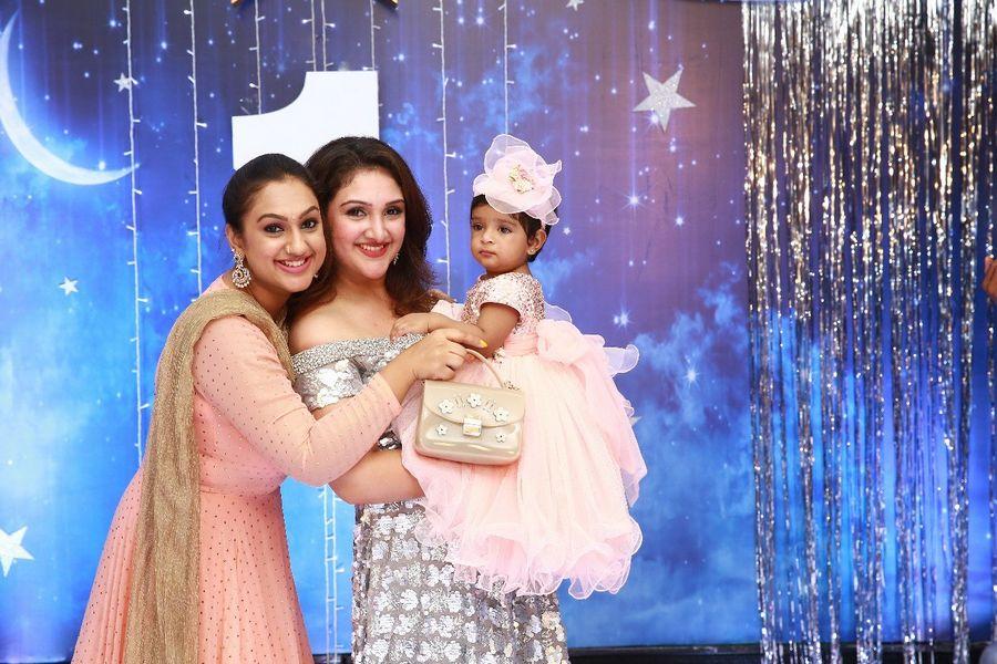 Celebs at Sridevi Vijaykumar Daughter Rupikaa First Birthday Photos