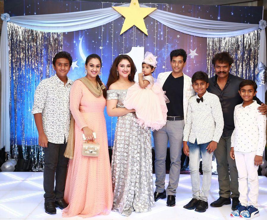 Celebs at Sridevi Vijaykumar Daughter Rupikaa First Birthday Photos