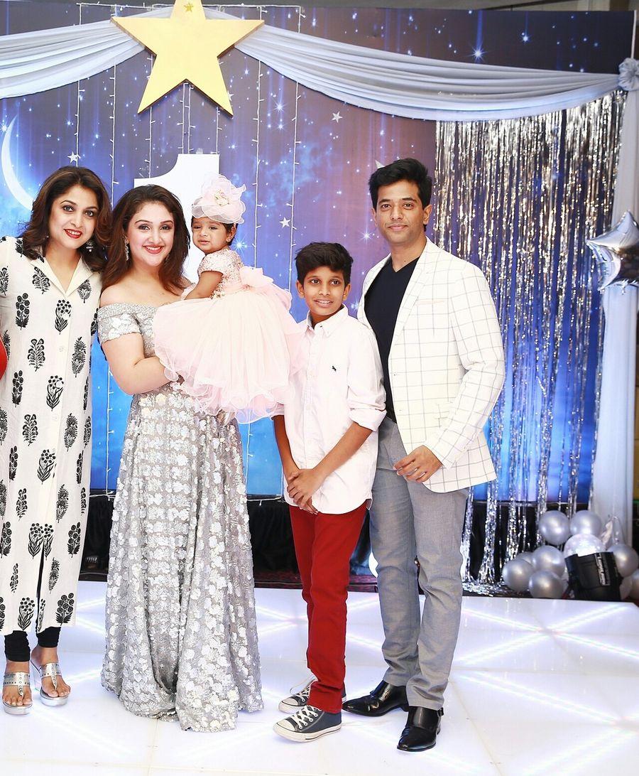 Celebs at Sridevi Vijaykumar Daughter Rupikaa First Birthday Photos