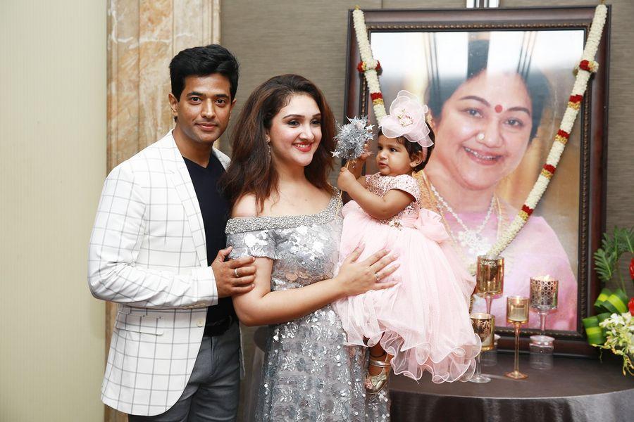 Celebs at Sridevi Vijaykumar Daughter Rupikaa First Birthday Photos