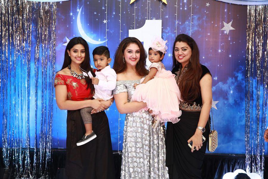 Celebs at Sridevi Vijaykumar Daughter Rupikaa First Birthday Photos