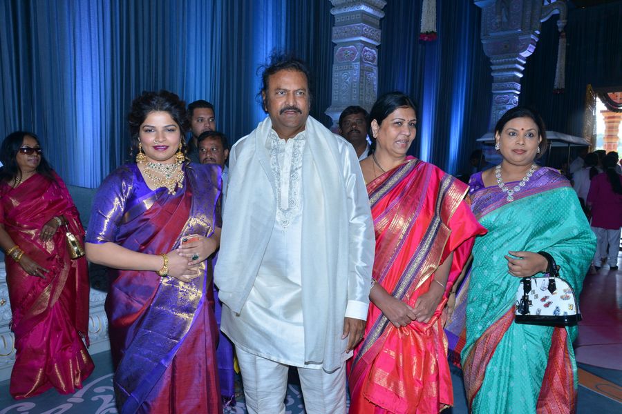 Celebs at Subba Ramireddy Grand Son Wedding Stills