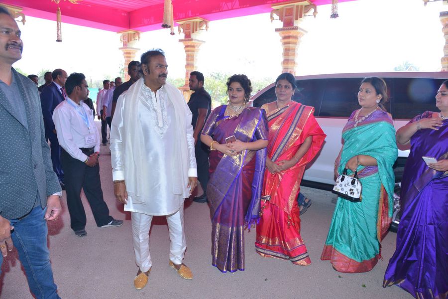 Celebs at Subba Ramireddy Grand Son Wedding Stills
