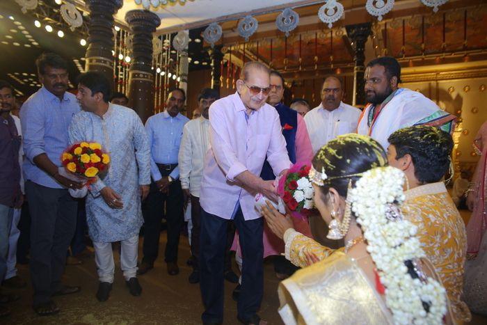 Celebs at TSR Grandson Anirudh Wedding Photos