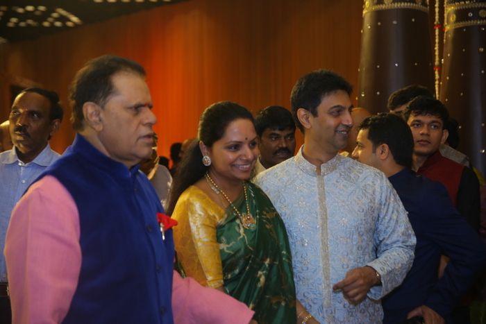Celebs at TSR Grandson Anirudh Wedding Photos