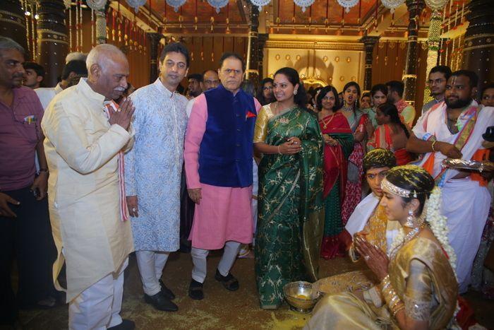 Celebs at TSR Grandson Anirudh Wedding Photos