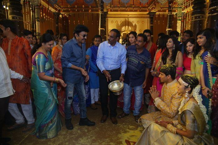 Celebs at TSR Grandson Anirudh Wedding Photos