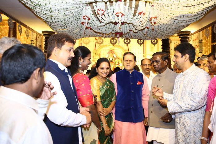 Celebs at TSR Grandson Anirudh Wedding Photos
