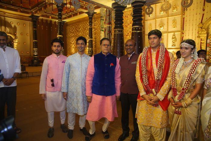 Celebs at TSR Grandson Anirudh Wedding Photos